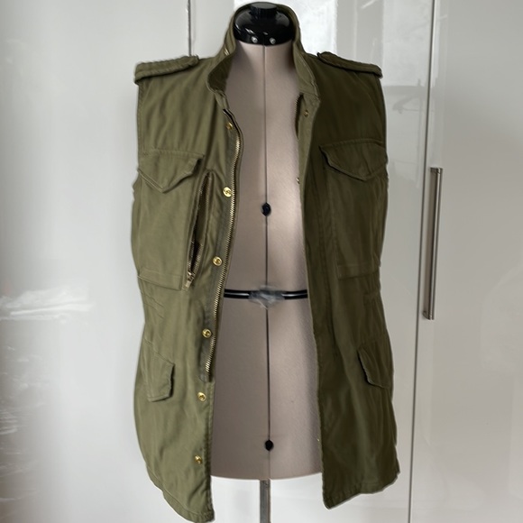 ZARA Women’s Vest Color-Khaki Size-Medium - Picture 6 of 6